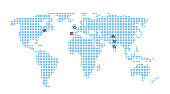 Arcesium Global Map of Offices